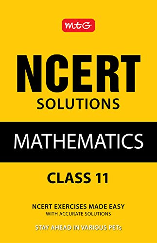 Book Cover NCERT Solutions Mathematics Class 11