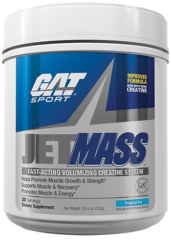 Book Cover GAT JetMASS Fastest-Acting Muscle Volumizing Creatine System Tropical Ice 30 Servings