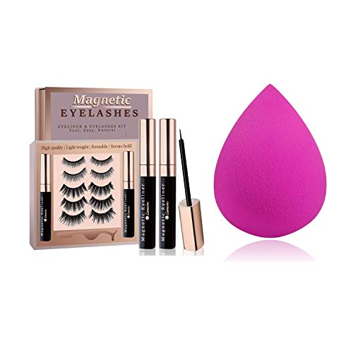 Book Cover Pro Beauty Makeup Blender Foundation Sponge - Original Soft Latex Free Vegan Egg Sponges - (Also Available in Multiple Shapes and Colors) - Flawless Coverage of Liquids, Concealer, Cream, Powder