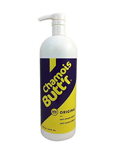 Book Cover Chamois Butt'r Original Anti-Chafe Cream, 32 oz Bottle with Pump