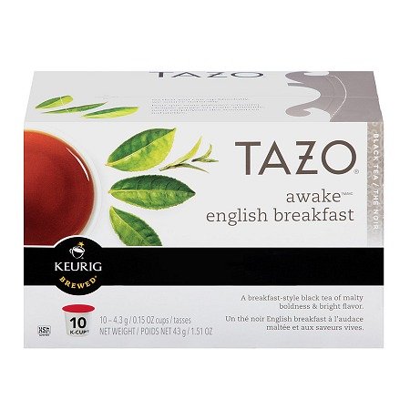 Book Cover Tazo Awake English Breakfast Tea K-Cups 10 ct (Pack of 2)