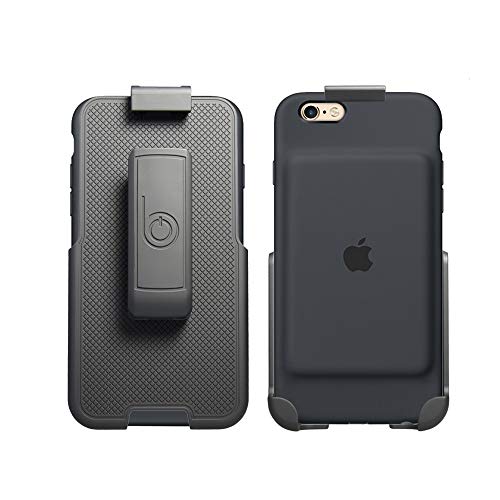 Book Cover BELTRON Belt Clip Holster for the Apple Smart Battery Case - iPhone 7 (case not included) - Features: Secure Fit, Quick Release Latch, Durable Rotating Belt Clip & Built-in Kickstand
