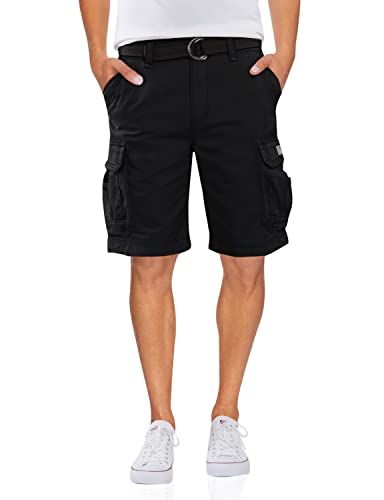 Book Cover UNIONBAY Men's Survivor Belted Cargo Short-Reg and Big & Tall Sizes