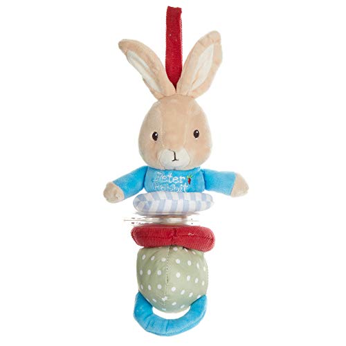 Book Cover Beatrix Potter Peter Rabbit Plush Jiggle Toy, 12.5