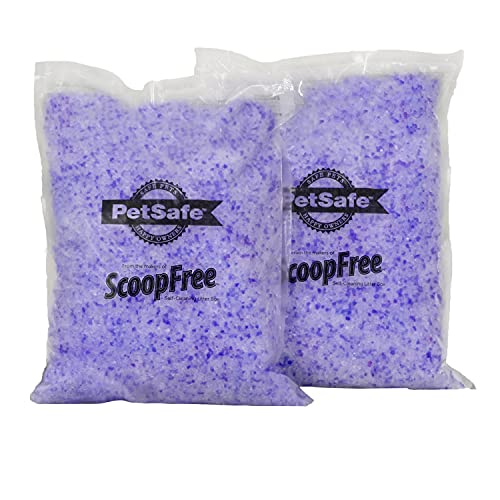 Book Cover PetSafe ScoopFree Lavender Non Clumping Crystal Cat Litter, 2-Pack , One size
