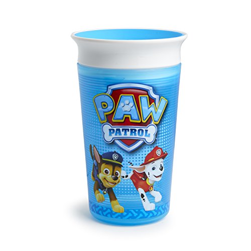 Book Cover Munchkin Paw Patrol Miracle 360 Sippy Cup, Blue, 9 Ounce
