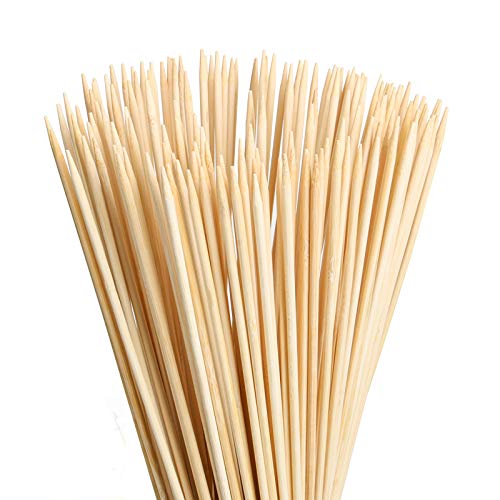 Book Cover KEXMY Beyonder Bamboo Marshmallow Roasting Sticks with 30 Inch 5mm Thick Extra Long Heavy Duty Wooden Skewersï¼Œ Roaster Barbecue Smores Skewers & Hot Dog Forks for Camping,Party,Kebab Sausage (40 Pcs)