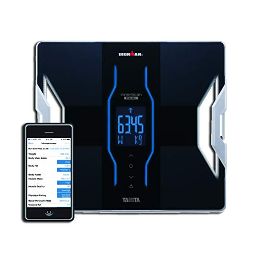 Book Cover Tanita RD-901 plus IRONMAN® Android and iPhone Bluetooth Radio Wireless Body Composition Scale