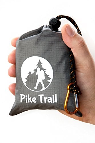 Book Cover Pike Trail Pocket Blanket â€“ Waterproof, Lightweight and Durable Tarpaulin for Outdoors â€“ 152 x 142cm