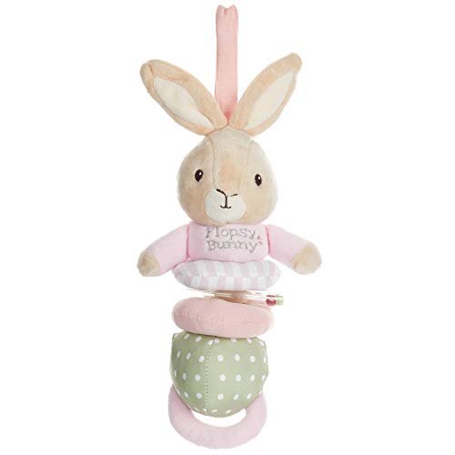 Book Cover Beatrix Potter Flopsy Bunny Plush Jiggle Toy, 12.5