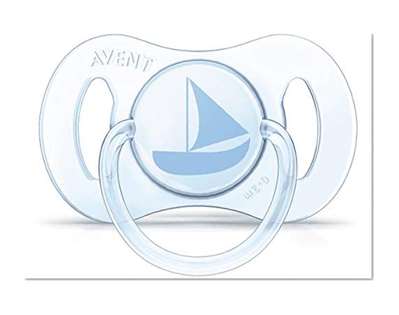 Book Cover Philips Avent Newborn Pacifier, 0-2 months, blue/green, 2 pack, SCF151/01