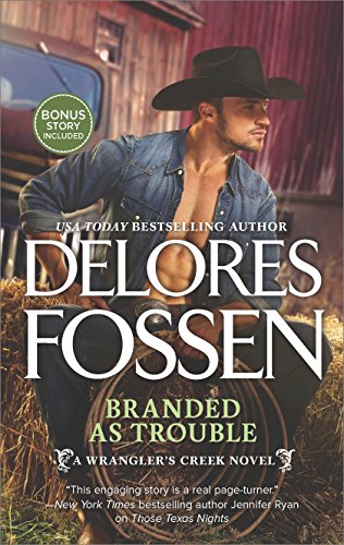 Book Cover Branded as Trouble: A Western Romance Novel (A Wrangler's Creek Novel Book 3)