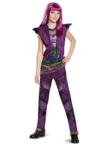 Book Cover Disguise Mal Classic Descendants 2 Costume, Purple, X-Large (14-16)