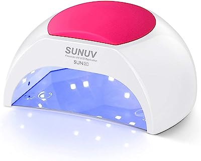Book Cover SUNUV SUN2C 48W LED UV nail Lamp with 4 Timer Setting,Senor For Gel Nails and Toe Nail Curing
