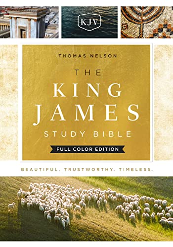Book Cover KJV, The King James Study Bible, Full-Color Edition: Holy Bible, King James Version