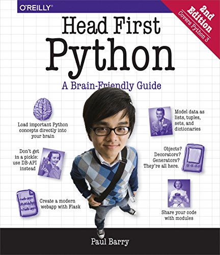 Book Cover Head First Python: A Brain-Friendly Guide