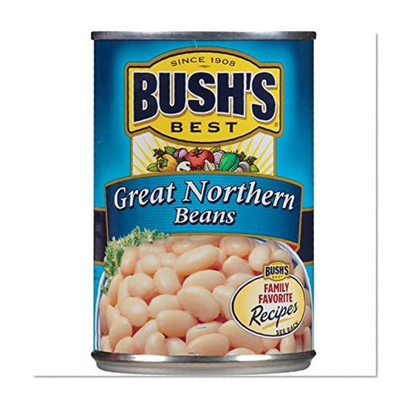 Book Cover Bush's Best  Great Northern Beans, 15.8 oz (12 cans)