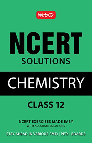 Book Cover NCERT Solutions Chemistry Class 12