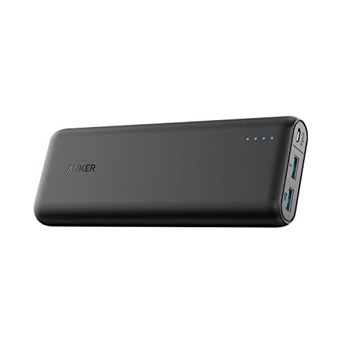 Book Cover Anker PowerCore Speed 20000, 20000mAh Qualcomm Quick Charge 3.0 & PowerIQ Portable Charger, with Quick Charge Recharging, Power Bank for Samsung, iPhone, iPad and More, Black (A1278)