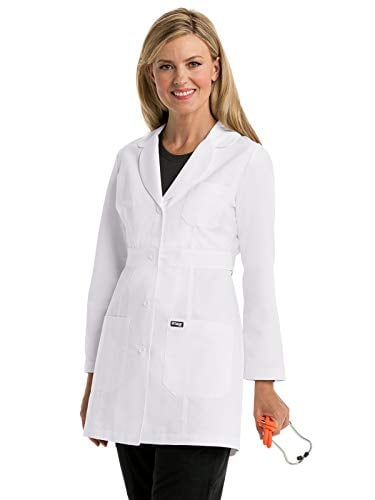 Book Cover Grey's Anatomy Lab Coat for Women â€“ Professional Full Length, Long Sleeve