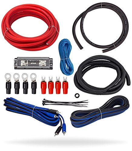Book Cover InstallGear 4 Gauge Amp Wiring Kit | Amp Kit with Amplifier Installation Wiring True Spec and Soft Touch Wire | 4 Gauge Wire, Amplifier Wiring Kit, Sub Wiring Kit