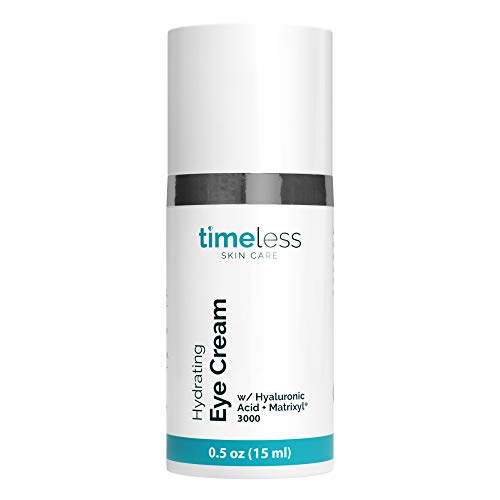 Book Cover Timeless Skin Care Hydrating Eye Cream - 0.5 oz - Reduce Puffiness & Fine Lines - Includes Hyaluronic Acid for Hydration + Matrixyl 3000 to Fight Wrinkles - For All Skin Types