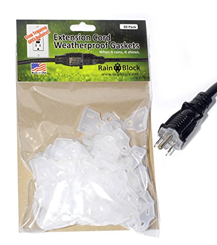 Book Cover Weatherproof Extension Cord Gasket (50 Pack)