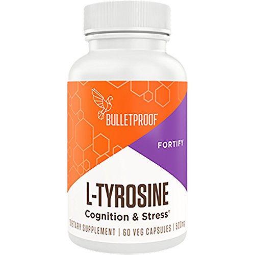 Book Cover Bulletproof L-Tyrosine, Helps you Stay Calm, Cool and Collected (60 Capsules)