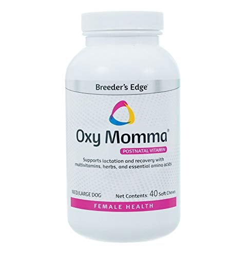Book Cover Revival Animal Health Breeder's Edge Oxy Momma- Nursing & Recovery Supplement- for Medium & Large Dogs- 40ct Soft Chews