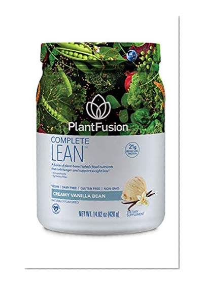 Book Cover PlantFusion Complete Lean Plant Based | Weight Loss Protein Powder | Supports Blood Sugar & Controls Appetite | Superfoods with Digestive Enzymes | Gluten Free, Vegan, Non-GMO, Vanilla, 1 LB