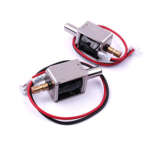 Book Cover Atoplee Door Drawer Tongue Down Electric Lock Assembly Solenoid DC 12V Slim Design Lock,4 Sizes,2pcs (0.43A, 20X16X15mm)