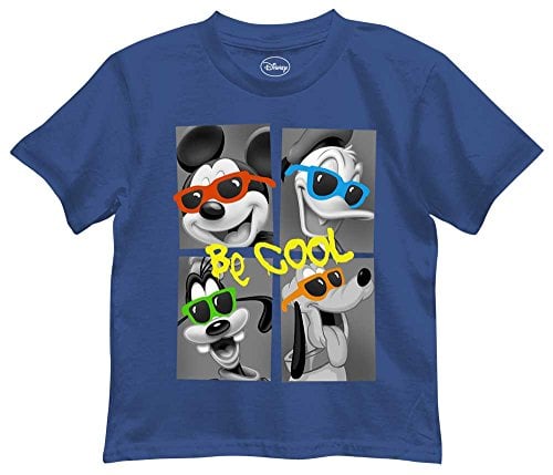 Book Cover Disney Boys' Mickey Mouse, Donald Duck, Goofy and Pluto T-Shirt