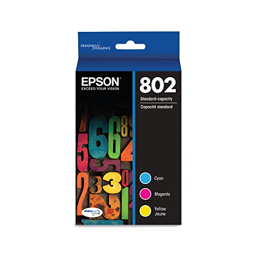 Book Cover EPSON T802 DURABrite Ultra -Ink Standard Capacity Color Combo Pack (T802520-S) for select Epson WorkForce Pro Printers