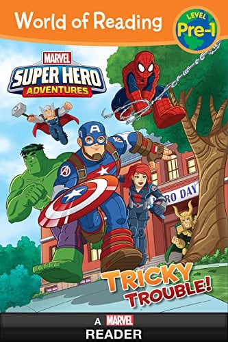 Book Cover World of Reading: Super Hero Adventures: Tricky Trouble!: Level Pre-1 (World of Reading (eBook))