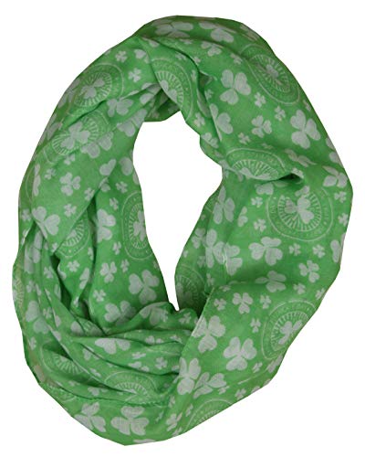 Book Cover Love Lakeside-Women's St. Patrick's Day, Shamrock Clover Scarf