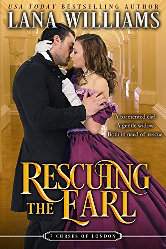 Book Cover Rescuing the Earl (The Seven Curses of London Book 3)