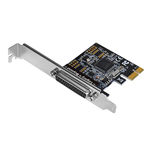 Book Cover SIIG Legacy and Beyond Series 1 Port Single Parallel PCIe Card - Supports SPP/EPP/ECP - IEEE 1284 Standard