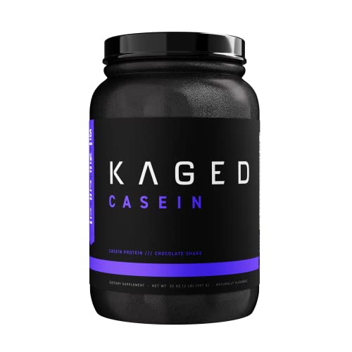 Book Cover Kaged Muscle, Premium Kasein Protein Powder, Micellar Casein, Chocolate, Banned-Substance Free, Protein Supplement, Build Muscle, Boost Recovery, Casein, Chocolate, 50 Servings