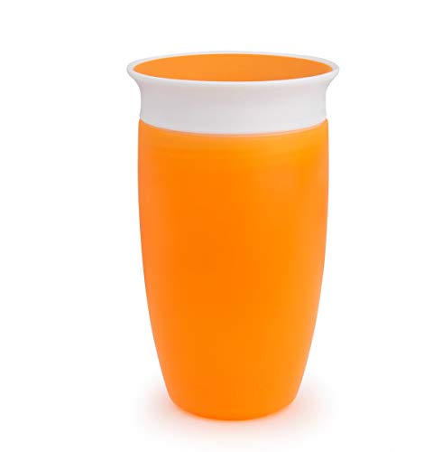 Book Cover Munchkin Miracle 360 Sippy Cup, 10 Ounce 1-Pack - Orange