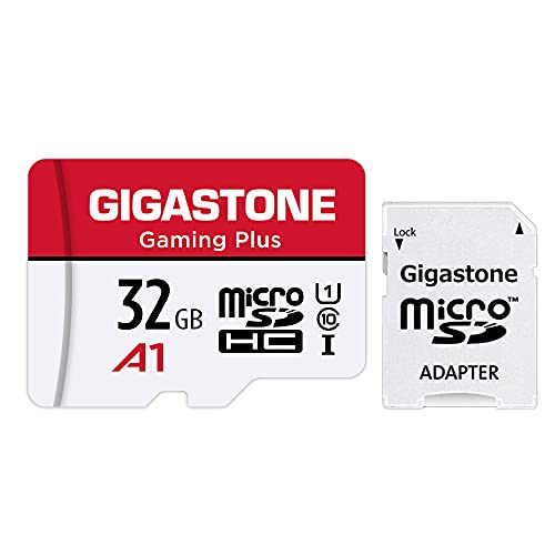 Book Cover [Gigastone] Micro SD Card 32GB, Gaming Plus, MicroSDHC Memory Card for Nintendo-Switch, Smartpone, Roku, Full HD Video Recording, UHS-I U1 A1 Class 10, up to 90MB/s, with MicroSD to SD Adapter