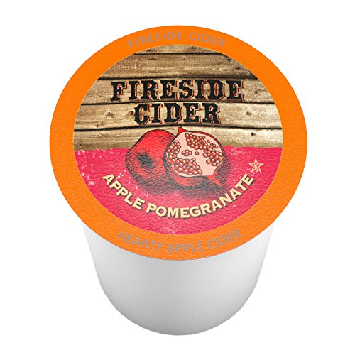Book Cover Fireside Cider Apple Pomegranate Single-Cup Cider for Keurig K-Cup Brewers, 40 Count