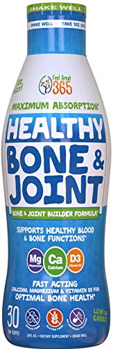 Book Cover Liquid Calcium Magnesium with Vitamin D3| Sugar Free | Promotes Bone and Joint Health and a Good Night Sleep, Gluten Free, Sugar Free, and Dairy Free