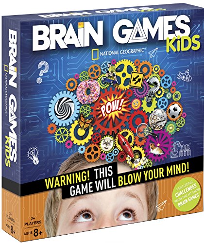 Book Cover BRAIN GAMES KIDS - Warning! This Game Will Blow Your Mind!