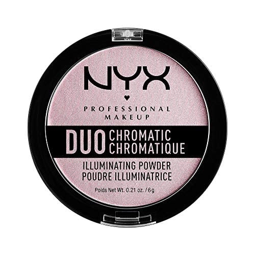 Book Cover NYX PROFESSIONAL MAKEUP Duo Chromatic Illuminating Powder, Lavender Steel