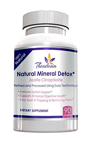 Book Cover Zeolite Clinoptilolite Natural Mineral Detox â€“ Effective Gut and Immune System Support â€“ 97% Purity Capsules 3 Month Supply â€“ Made in America (800 mg)