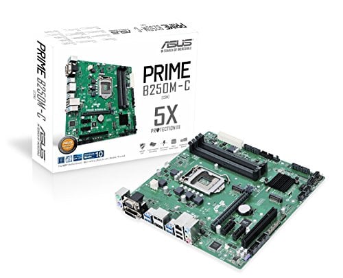 Book Cover ASUS PRIME B250M-C/CSM LGA1151 DDR4 DP HDMI DVI VGA M.2 mATX Motherboard B250 chipset.