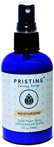 Book Cover Pristine Toilet Paper Spray | As Seen On Shark Tank: The Planet Friendly, More Natural Alternative to Flushable Wet Wipes - Original 4 oz