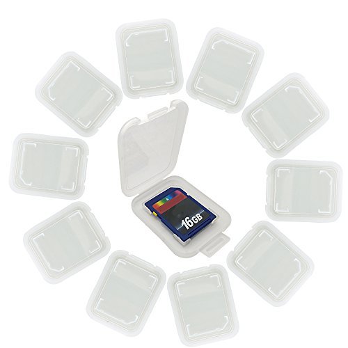 Book Cover 20 Pack Memory Card Plastic Storage Case for SD MMC / SDHC PRO DUO (memory card not included) (1.9