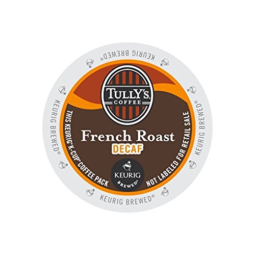 Book Cover Tully's Coffee French Roast Extra Bold Decaf K-Cups (48 Count)
