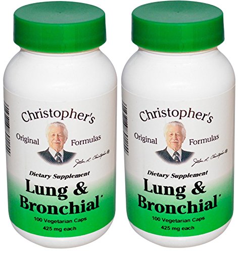 Book Cover Lung and Bronchial Formula 100 Capsules (2 Pack)